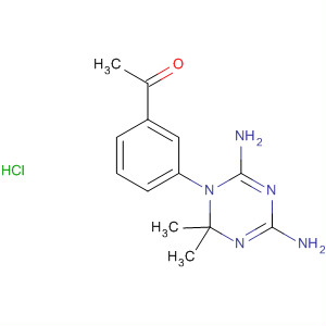 Ethanone,1-[3-(4,6-diamino-2,2-dimethyl-1,3,5-triazin-1(2H)-yl)phenyl]-,monohydrochloride