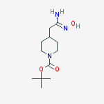 TERT-BUTYL 4-[(2Z)-2-AMINO-2-(HYDROXYIMINO)ETHYL]PIPERIDINE-1-CARBOXYLATE