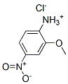 2-methoxy-4-nitroanilinium chloride