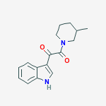1-(1H-indol-3-yl)-2-(3-methylpiperidin-1-yl)-2-oxoethanone