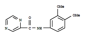 2-Pyrazinecarboxamide,N-(3,4-dimethoxyphenyl)-