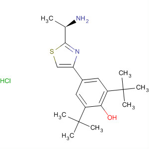 Phenol, 4-[2-[(1R)-1-aminoethyl]-4-thiazolyl]-2,6-bis(1,1-dimethylethyl)-,monohydrochloride