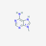9-methyl-7h-purin-9-ium-6-amine