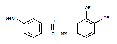 BENZAMIDE, N-(3-HYDROXY-4-METHYLPHENYL)-4-METHOXY-