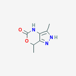 3,7-DIMETHYL-4,7-DIHYDROPYRAZOLO[4,3-D][1,3]OXAZIN-5(1H)-ONE