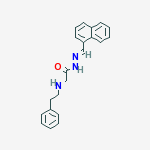 GLYCINE,N-(2-PHENYLETHYL)-,(1-NAPHTHALENYLMETHYLENE)HYDRAZIDE
