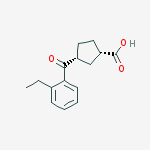 CIS-3-(2-ETHYLBENZOYL)CYCLOPENTANE-1-CARBOXYLIC ACID