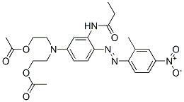 N-[5-[Bis[2-(acetyloxy)ethyl]amino]-2-[(2-methyl-4-nitrophenyl)azo]phenyl]propanamide