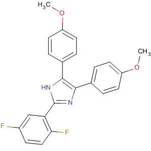 1H-Imidazole, 2-(2,5-difluorophenyl)-4,5-bis(4-methoxyphenyl)-