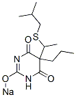 5-[1-(Isobutylthio)ethyl]-5-propyl-2-sodiooxy-4,6(1H,5H)-pyrimidinedione