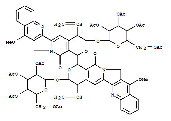14H-Pyrano[3',4':6,7]indolizino[1,2-b]quinoline,bimol. deriv.