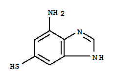 1H-Benzimidazole-5-thiol,  7-amino-