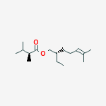 (2R)-2-ethyl-6-methylhept-5-en-1-yl (2S)-2,3-dimethylbutanoate