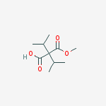 2-methoxycarbonyl-3-methyl-2-propan-2-ylbutanoic Acid