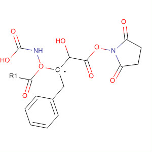 Carbamic acid,[3-[(2,5-dioxo-1-pyrrolidinyl)oxy]-2-hydroxy-3-oxopropyl]-, phenylmethylester