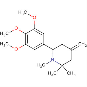Piperidine, 1,2,2-trimethyl-4-methylene-6-(3,4,5-trimethoxyphenyl)-