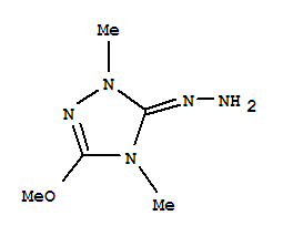 3H-1,2,4-Triazol-3-one,2,4-dihydro-5-methoxy-2,4-dimethyl-, hydrazone