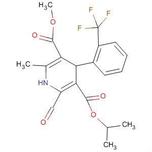 3,5-Pyridinedicarboxylic acid,2-formyl-1,4-dihydro-6-methyl-4-[2-(trifluoromethyl)phenyl]-, 3-methyl5-(1-methylethyl) ester