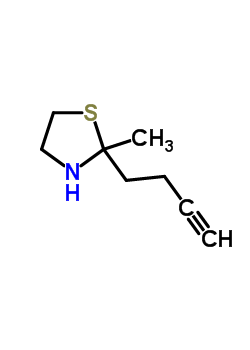 2-but-3-yn-1-yl-2-methyl-1,3-thiazolidine
