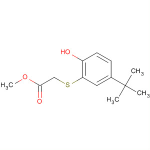 Acetic acid, [[5-(1,1-dimethylethyl)-2-hydroxyphenyl]thio]-, methyl ester
