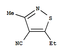 4-Isothiazolecarbonitrile,5-ethyl-3-methyl-