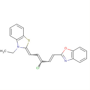 Benzoxazole,2-[3-chloro-5-(3-ethyl-2(3H)-benzothiazolylidene)-1,3-pentadienyl]-