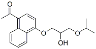 4-(2-Hydroxy-3-isopropoxypropoxy)-1-naphthalenylethanone