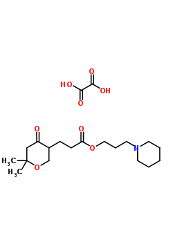 OXALIC ACID; 3-(PIPERIDIN-1-YL)PROPYL 3-(6,6-DIMETHYL-4-OXO-OXAN-3-YL)PROPANOATE