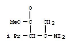 3-Butenoic  acid,  3-amino-2-(1-methylethyl)-,  methyl  ester
