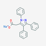 sodium (1,3,4-triphenyl-1H-pyrazol-5-yl)acetate
