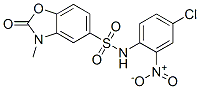 N-(4-Chloro-2-nitrophenyl)-2,3-dihydro-3-methyl-2-oxo-5-benzoxazolesulfonamide