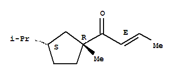 2-Buten-1-one,1-[(1R,3S)-1-methyl-3-(1-methylethyl)cyclopentyl]-, (2E)-