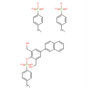 1,3-Benzenedimethanol,2-[[(4-methylphenyl)sulfonyl]oxy]-5-(2-naphthalenyl)-,bis(4-methylbenzenesulfonate)