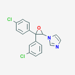 1-[3-(3-chlorophenyl)-3-(4-chlorophenyl)oxiran-2-yl]-1H-imidazole