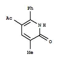 2(1H)-Pyridinone,5-acetyl-3-methyl-6-phenyl-