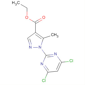1H-Pyrazole-4-carboxylic acid, 1-(4,6-dichloro-2-pyrimidinyl)-5-methyl-,ethyl ester