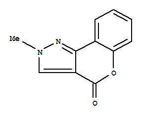 [1]Benzopyrano[4,3-c]pyrazol-4(2H)-one,2-methyl-
