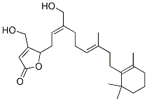 (-)-4-(Hydroxymethyl)-5-[(2E,6E)-3-(hydroxymethyl)-7-methyl-9-(2,6,6-trimethyl-1-cyclohexene-1-yl)-2,6-nonadienyl]-2(5H)-furanone
