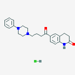 6-[4-(4-phenylpiperazin-1-yl)butanoyl]-3,4-dihydro-1h-quinolin-2-one;hydrochloride