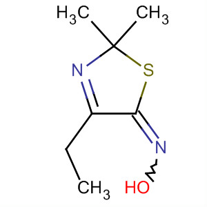 5(2H)-Thiazolone, 4-ethyl-2,2-dimethyl-, oxime