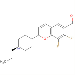 2H-1-Benzopyran-6-carboxaldehyde,7,8-difluoro-3,4-dihydro-2-(trans-4-propylcyclohexyl)-