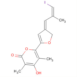 2H-Pyran-2-one,4-hydroxy-3,5-dimethyl-6-[(2R,4Z)-tetrahydro-4-[(2Z)-3-iodo-2-methyl-2-propenylidene]-2-furanyl]-