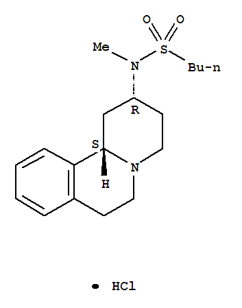 N-[(2S,11bR)-1,3,4,6,7,11b-hexahydro-2H-pyrido[2,1-a]isoquinolin-2-yl]-N-methylbutane-1-sulfonamide hydrochloride (1:1)