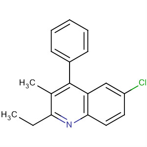 Quinoline, 6-chloro-2-ethyl-3-methyl-4-phenyl-
