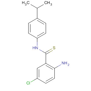 Benzenecarbothioamide, 2-amino-5-chloro-N-[4-(1-methylethyl)phenyl]-