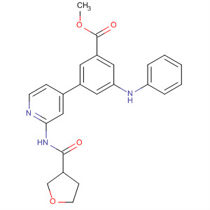 Benzoic acid,3-(phenylamino)-5-[2-[[(tetrahydro-3-furanyl)carbonyl]amino]-4-pyridinyl]-, methyl ester