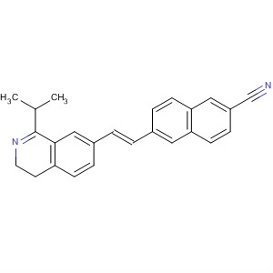 2-Naphthalenecarbonitrile,6-[(1E)-2-[3,4-dihydro-1-(1-methylethyl)-7-isoquinolinyl]ethenyl]-