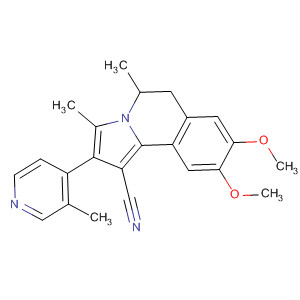 Pyrrolo[2,1-a]isoquinoline-1-carbonitrile,5,6-dihydro-8,9-dimethoxy-3,5-dimethyl-2-(3-methyl-4-pyridinyl)-