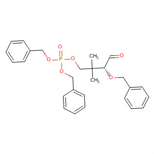 Phosphoric acid, (3R)-2,2-dimethyl-4-oxo-3-(phenylmethoxy)butylbis(phenylmethyl) ester