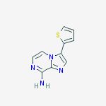 Imidazo[1,2-a]pyrazin-8-amine, 3-(2-thienyl)-